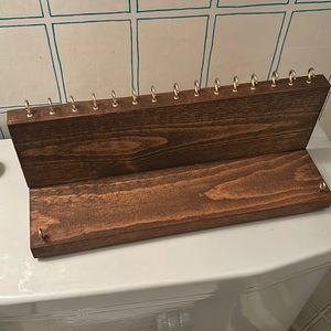 Jewelry Shelf with Hooks